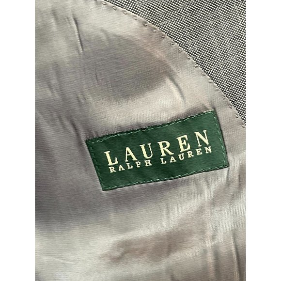 Lauren Ralph Lauren Mens Blazer Coat Jacket Single Breasted Slate Gray Size 40R - Picture 5 of 7